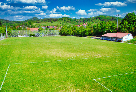 Sportplatz inklusive Fußballhütte Weiler in den Bergen